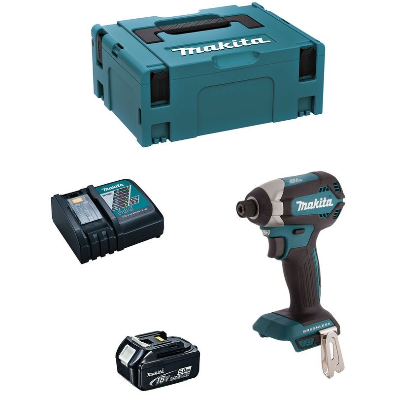 Visseuse à Chocs Makita DTD153RTJ1 (1 x 5,0 Ah DC18RC makpac 2)