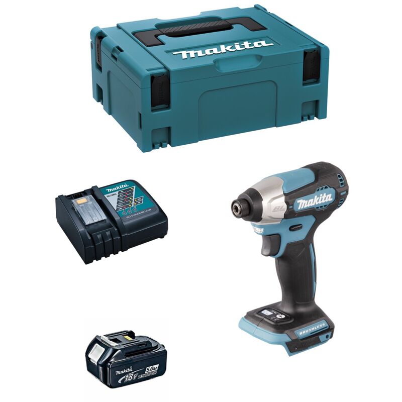 Visseuse à Chocs Makita DTD157RTJ1 (1 x 5,0 Ah DC18RC makpac 2)