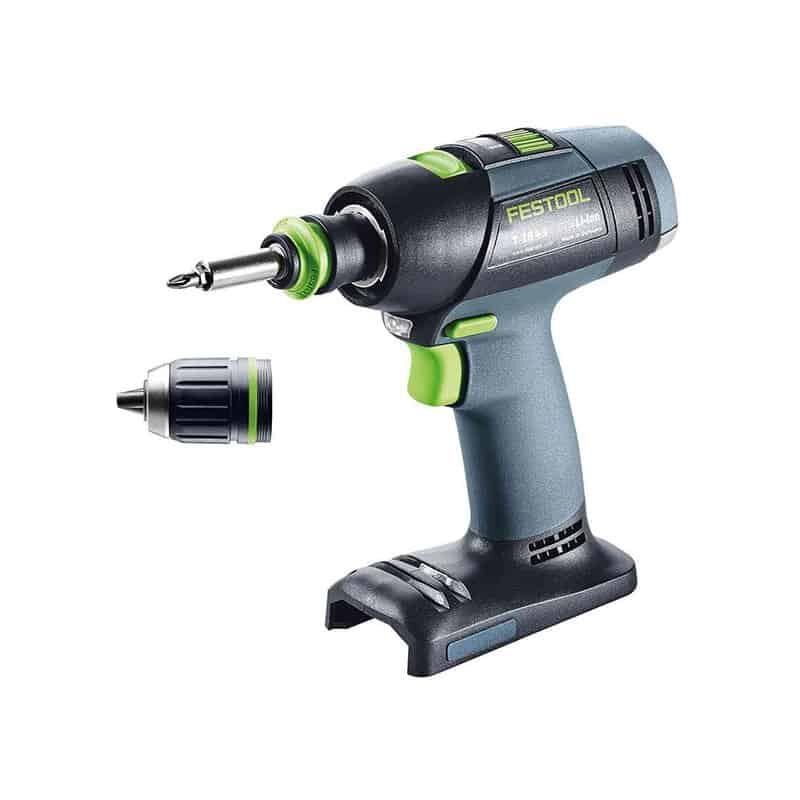 Perceuse visseuse sans fil t 18+3-Basic Festool Sans batterie ni chargeur - Systainer - 576448