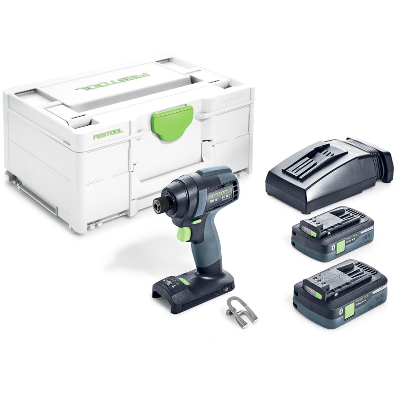 Tournevis à impulsion Festool Batterie tid 18 hpc 4.0 I-Plus 18 v 4 Ah