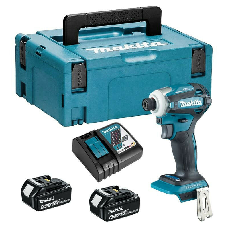 Visseuse à chocs 18V lxt 180Nm (2x6,0 Ah) en makpac Makita DTD172RGJ