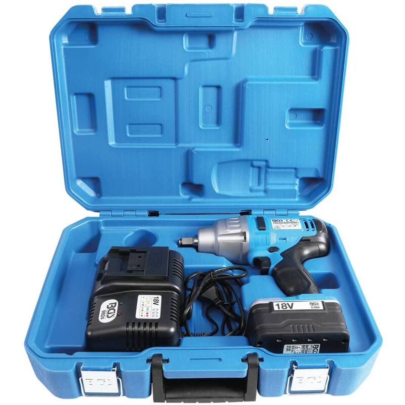 Bgs Technic - Cle a choc 1/2 sans fil bgs 520 nm avec batterie et chargeur 18 v