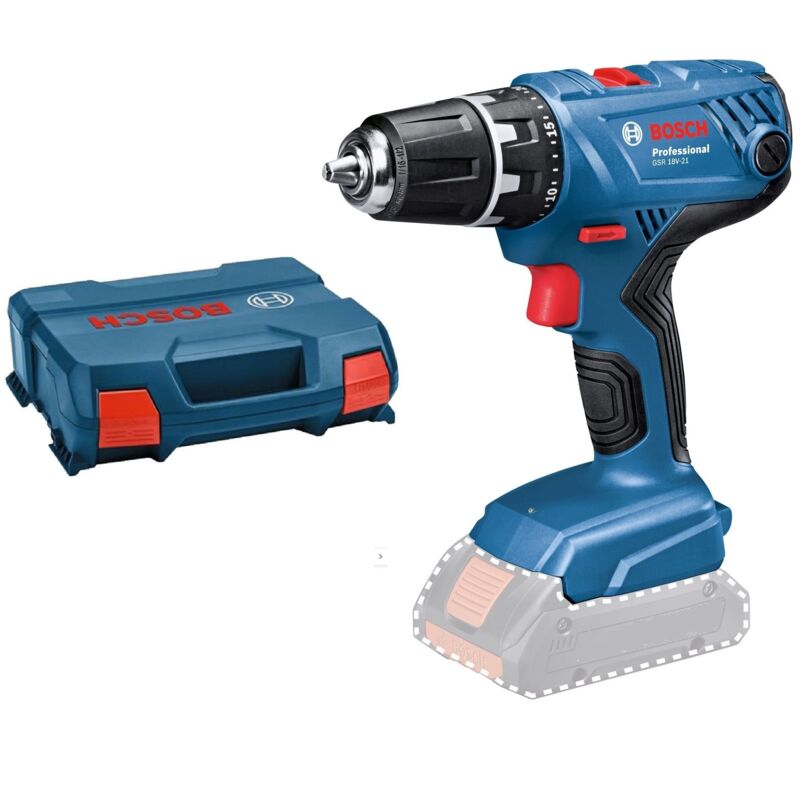 Visseuse perceuse Bosch 18V li-ion gsr 18V-21 nue en coffret