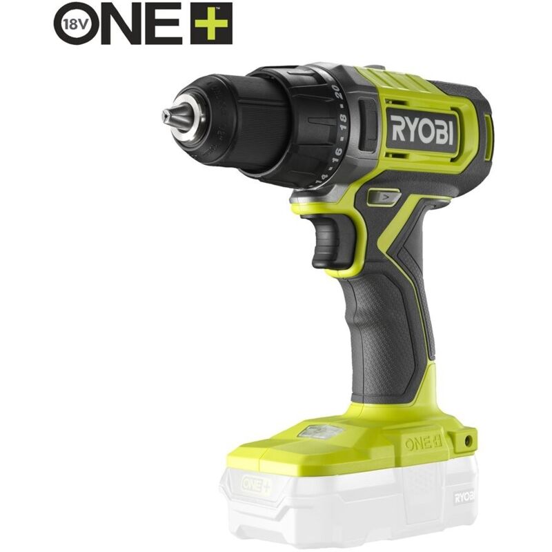 Ryobi – Perceuse visseuse sans fil 18V RDD180 – Couple 52Nm – Mandrin 13mm – Vitesse 0 1750 trmin – Éclairage LED