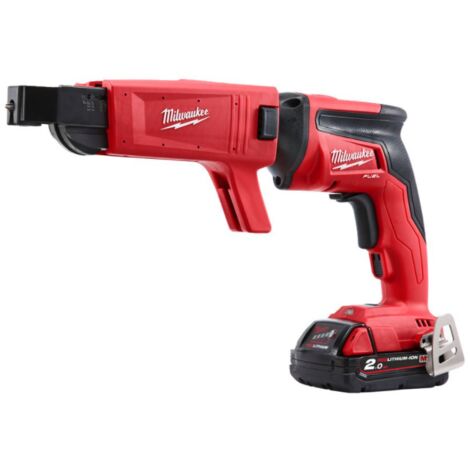 Milwaukee M18 Fsgc 202x 18v Li Ion Visseuse A Bandes 2x 2 0ah Dans Hd Box Carbone Sans Balais 4933459199