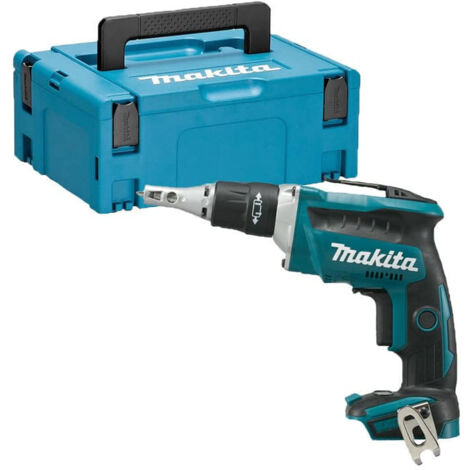 Makita DFS452ZJ Visseuse plaquiste à batteries 18V Li-Ion (machine seule) dans MAKPAC - moteur sans charbon