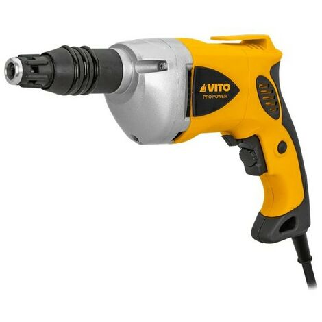 Visseuse pour plaque de platre 600W Sens de rotation réversible Vitesse variable Vis jusqu'à 6 mm VITO