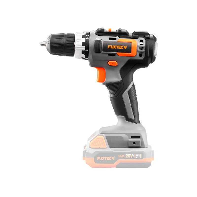 Perceuse visseuse sans fil Fuxtec FX-E1BS20 - 20V 21000 frappes/min - Sans batterie ni chargeur