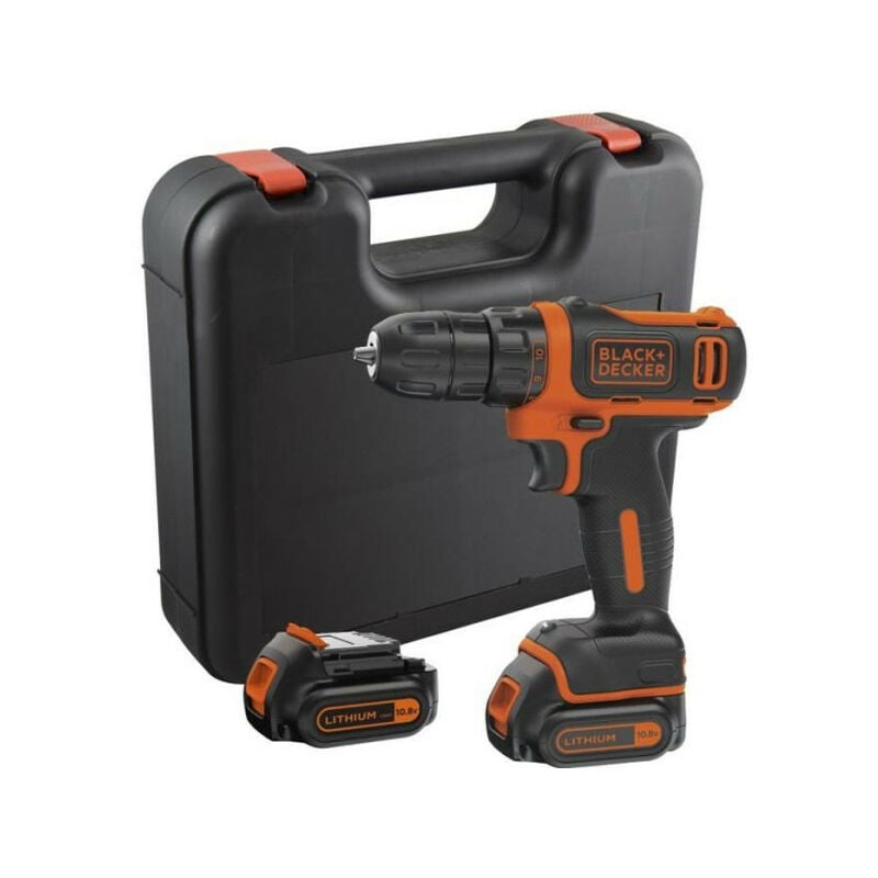 Black&decker - Visseuse sans-fil black+decker BDCDD12KB-QW 12V avec 2 batteries 1,5 Ah et chargeur