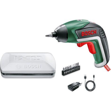 Visseuse sans fil Bosch - IXO V Edition Classique (Livrée avec chargeur et 10 embouts de vissage, boîte en métal)