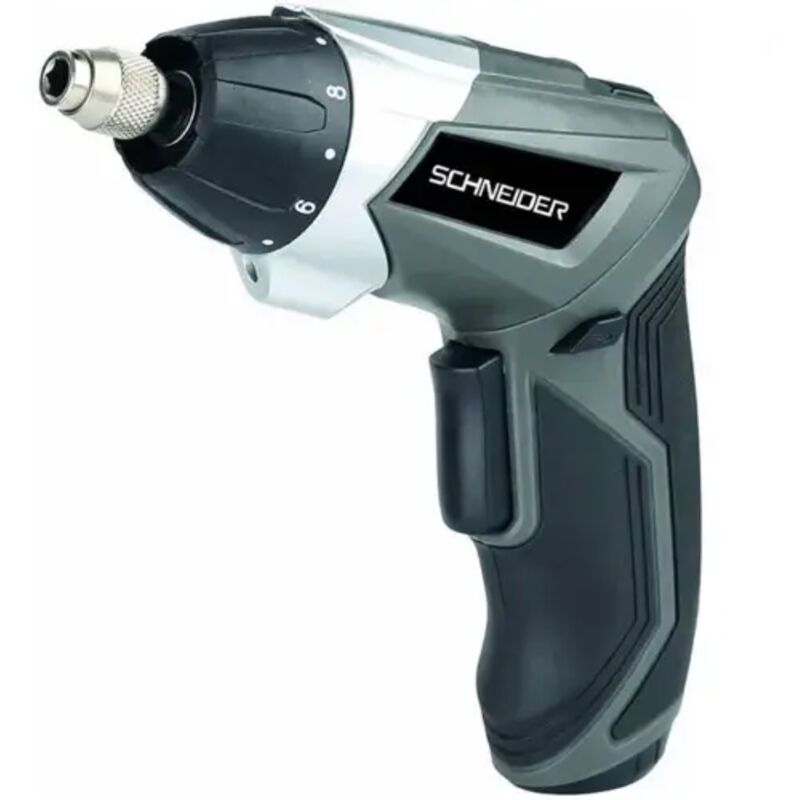 Tournevis visseuse electrique batterie Schneider coffret 54 embouts - Chargeur usb