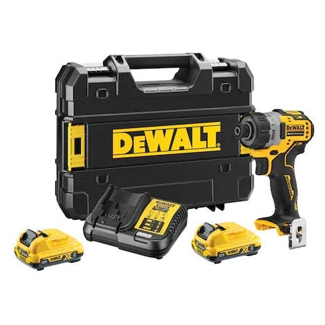Visseuse XR 12V 2Ah Li-Ion Brushless DEWALT 15 Réglages de Couple - DCF601D2-QW