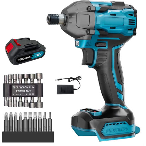 Perceuse-visseuse Sans Fil 21V Lithium-Ion - Kit Complet Avec 2 Batteries, Chargeur, Embouts (neuf)