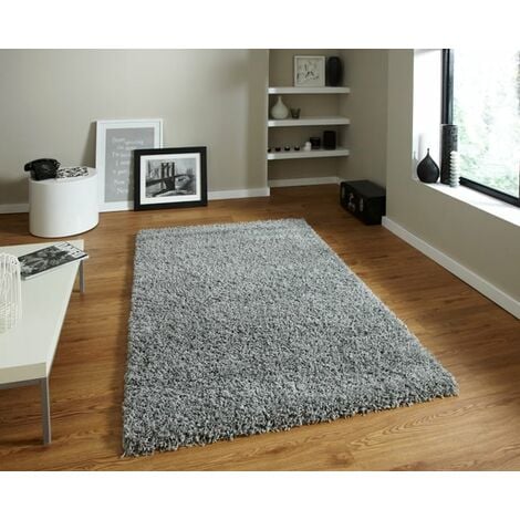 THINK RUGS Grey 80cm x 150cm Rectangle