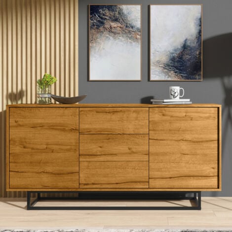 Vista Sideboard - Dark Oak  140cm