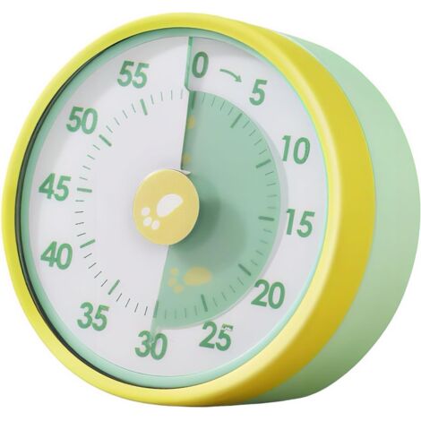 Visual timer timer per bambini - timer visivo timer per bambini con supporto magnetico e pieghevole, cronometro per bambini da 60 minuti per cucina, scuola, ufficio