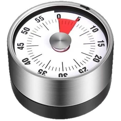 Visueller Timer, Magnetische Küchentimer Kleine Kinder Zeitschaltuhr 60 Minuten Countdown Timer mit Einklappbarer Ständer Mechanisch Analoger Kurzzeit Timer für Küche Schule Büro