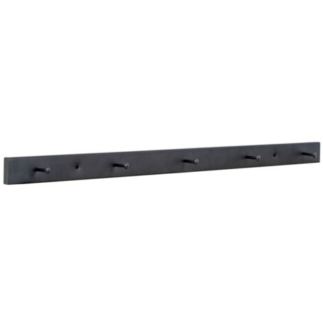 Vita Wandgarderobe 5 Haken schwarz.