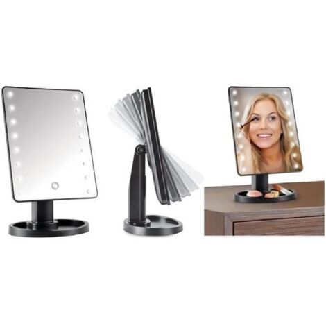 VITAEASY Miroir 16 led touche tactile