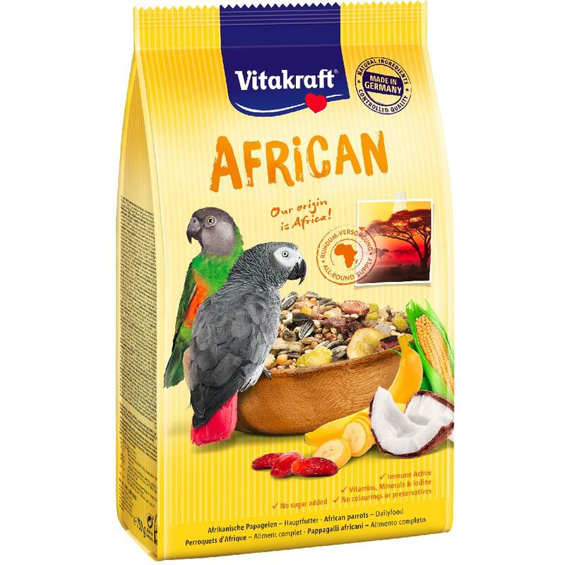 

African Aroma - Loros grises 750 gr - Vitakraft