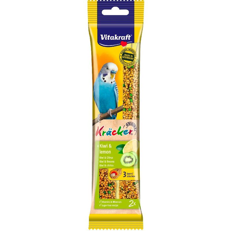 

Barritas periquitos kiwi & limón 2uds - Vitakraft