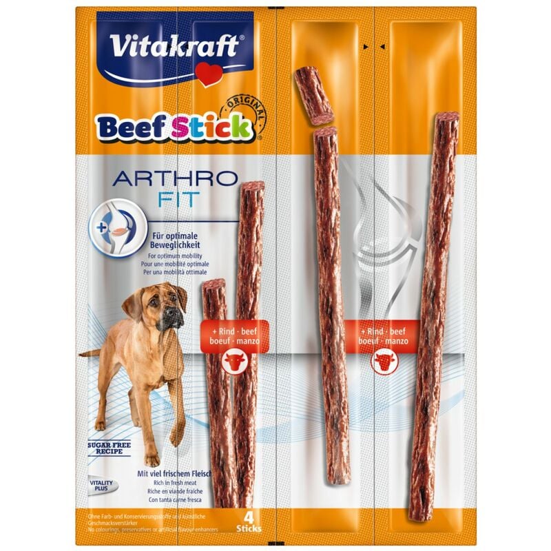 Vitakraft - Beef Stick Original Arthro Fit - Friandise pour chiens - 50 x 12g