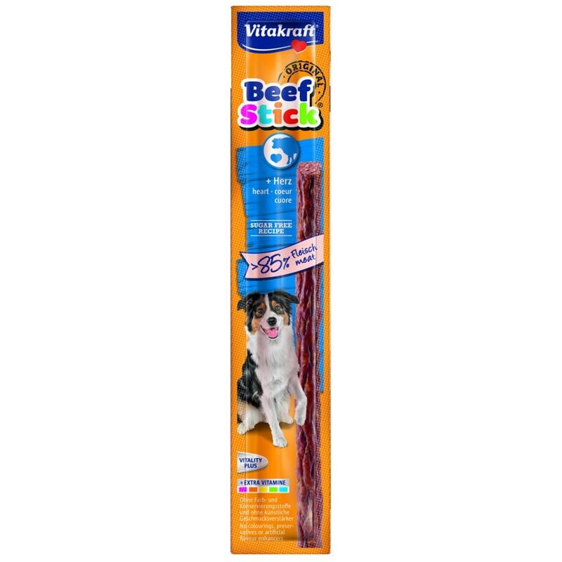 Vitakraft Beef Stick Original Au Coeur - Friandise pour chiens - 50 x 12g