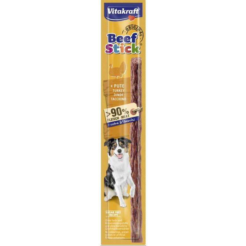 

Vitakraft Beef-Stick Pavo 12 gr Snack perro