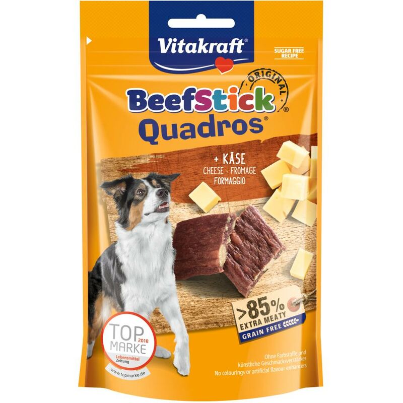 

Vitakraft Beef-Stick® Quadros + queso 70 gr