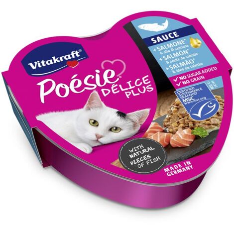 VITAKRAFT BOCCONCINI IN UMIDO POESIE DELICE PLUS 85 G SALMONE E OLIO DI SALMONE DEL PACIFICO OKX