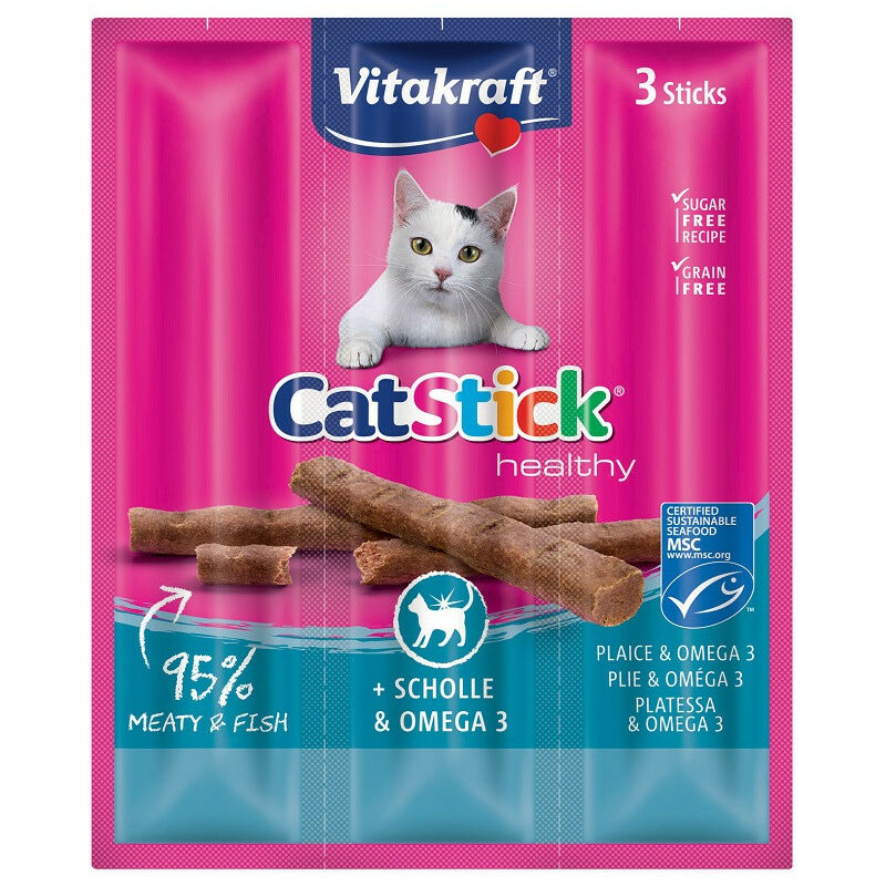 Cat Stick con Platessa e Omega3 da 3 pz - Vitakraft