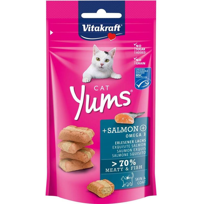 

Cat Yums@ salmón 40 gr snack para gatos - Vitakraft