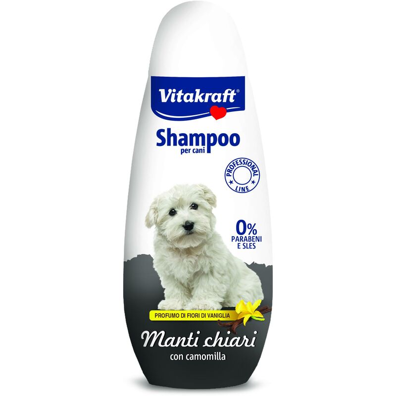 

Champu con camomila (pelo blanco) perros 250 ml - Vitakraft