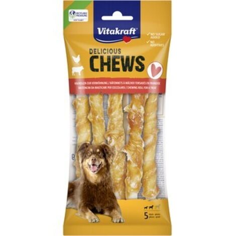 VITAKRAFT CHEWS Deli Rolls Chicken M 5 Stück 90g