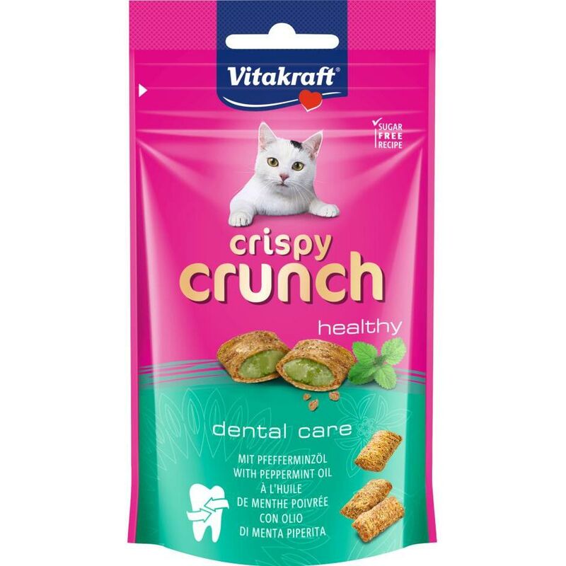

Crispy crunch Dental 60 gr snack para gatos - Vitakraft
