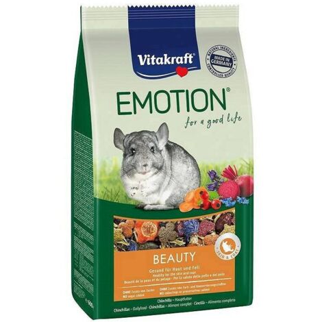 Vitakraft Emotion Beauty All Ages, Chinchillafutter - 600g