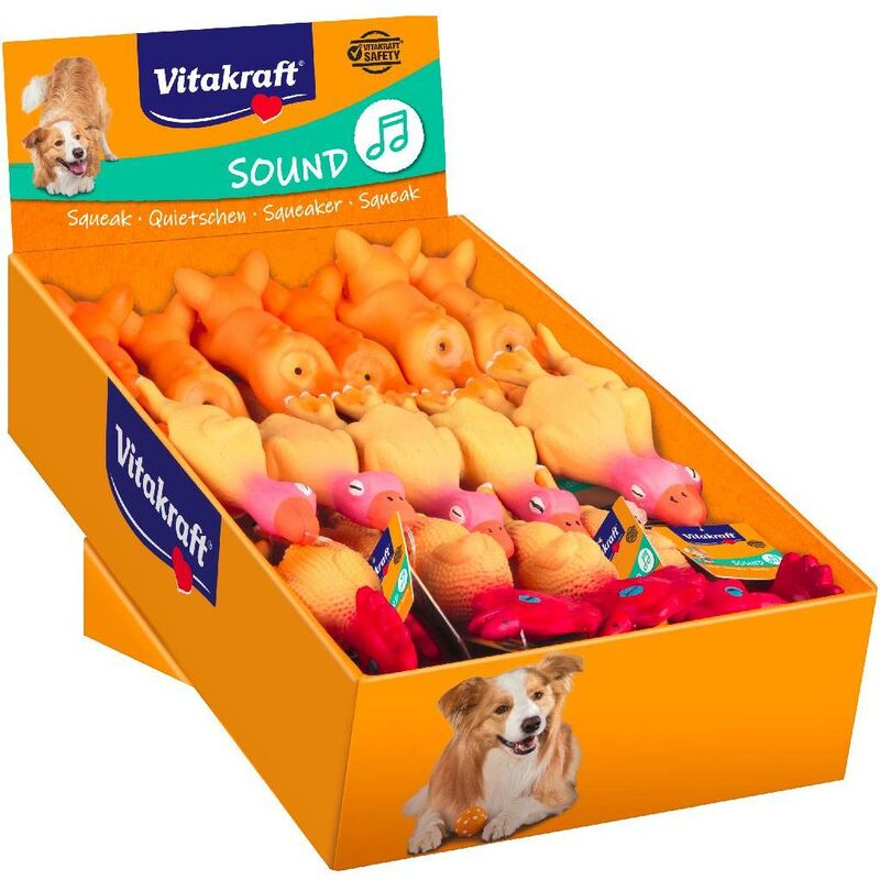 

Juguetes surtidos mini (mix animales) para perro - Vitakraft