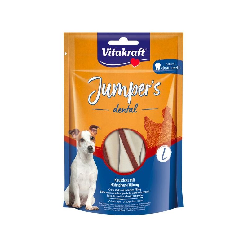 

Vitakraft Jumpers dental Chicken twisted L,150g