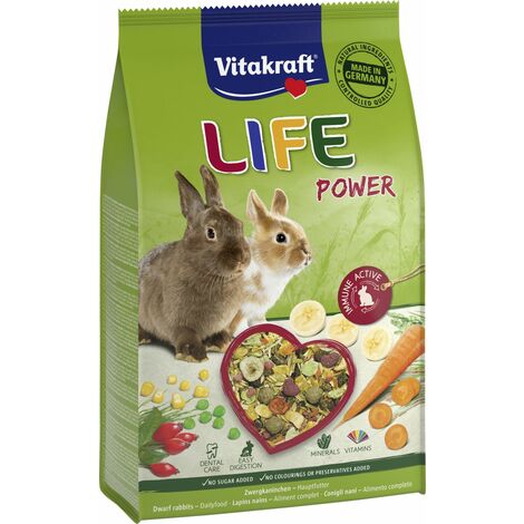 Vitakraft LIFE Power 1,8 kg Futtertrog & Kleintierfutter