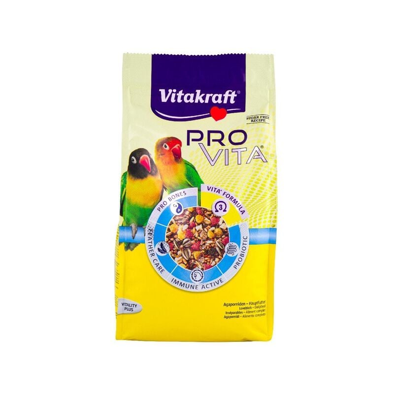 

Menú Súper Premium PROVITA, Probiótico Agapornis 750 gr. - Vitakraft
