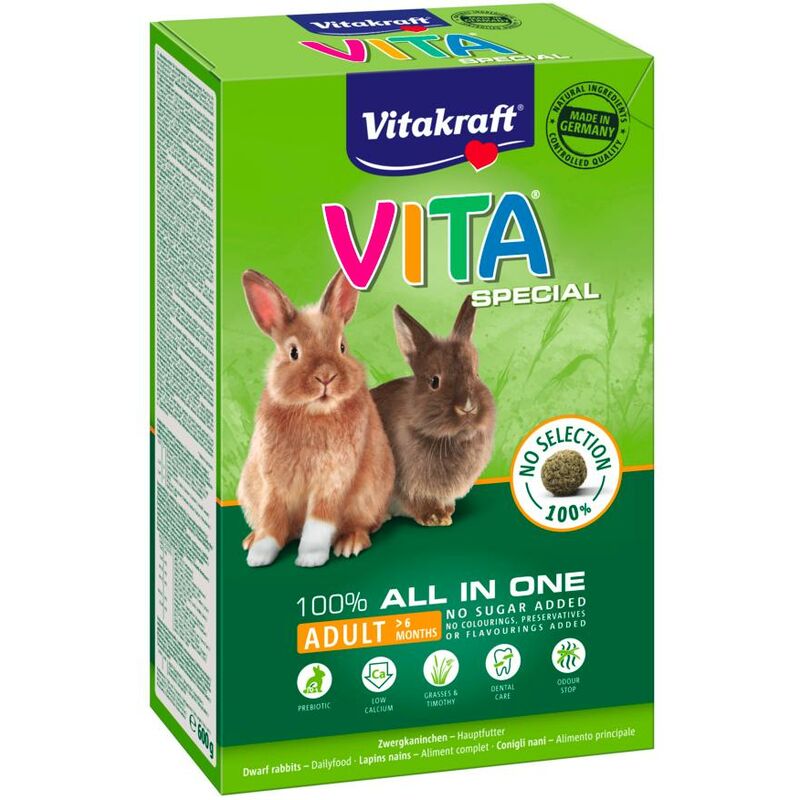 

Vitakraft Menú VITA Special Adult, conejos 600 gr