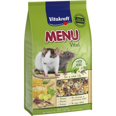 Vitakraft Menu Vital 1 kg Futtertrog & Kleintierfutter