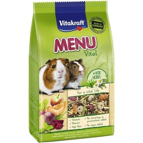 VITAKRAFT Menu Vital - Aliment pour cobayes - 1 kg