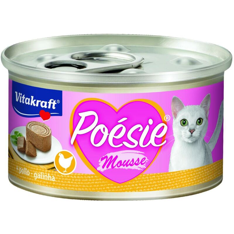 

Latita Poésie mousse de pollo 85 gr comida húmeda gato - Vitakraft