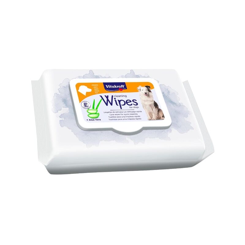 

Vitakraft toallitas higienicas wipes para perros con aloe vera