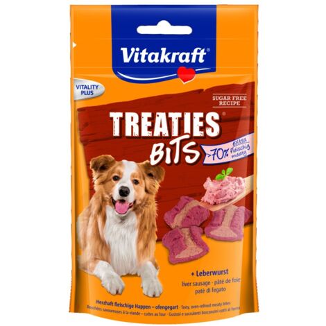 Vitakraft Treaties® Bits Leberwurst 120 g Hundeleckerlis