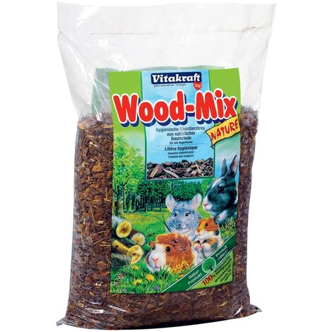 VITAKRAFT Wood-Mix Nature - Einstreu für Nager- 30l