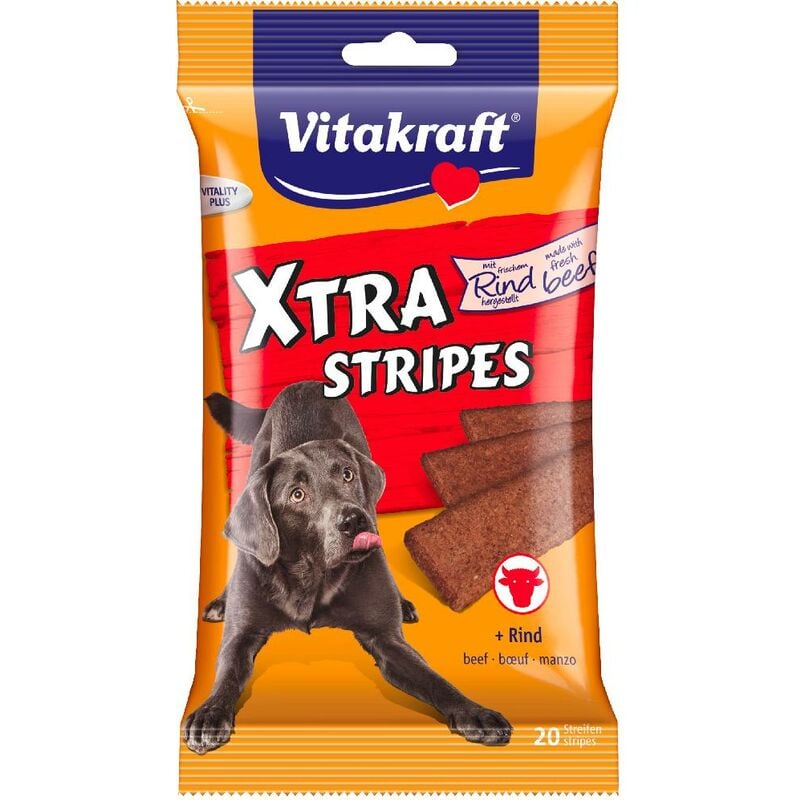 

Xtra Stripes carne de vacuno 200 gr 20 uds - Vitakraft