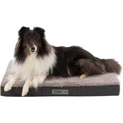 Vital matelas bendson 80 × 60 cm, gris foncé/gris clair