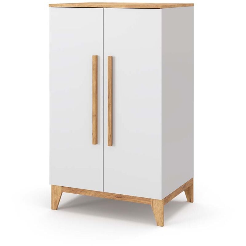 Vitalispa - Armoire pour enfants Malia, Blanc, 70 x 120